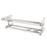 Bathroom Floating Shelves Stainless Steel Thicken Single Layer 40cm Shower Towel Rack for Towel Bath Products