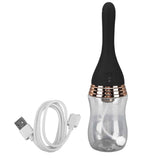 Portable Electric Enema Bulb Travel Bidet Electric Vaginal Irrigation Intimate Wash for Women Travel Toilet Straight Head Capacity 330ML In Australia - Darrahopens