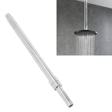 27.6in Ceiling Mount Rain Shower Head Shower Arm Adjustable Shower Extension Arm Stainless Steel Shower Ceiling Extension Arm