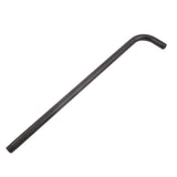 Shower Arm Stainless Steel Shower Head Extension Pipe Bathroom Shower Hardware Accessories Black 52cm