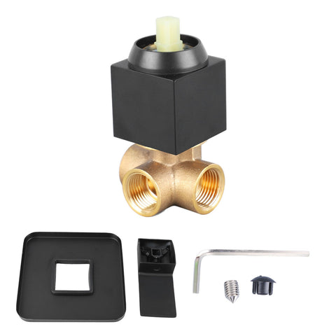 Shower Mixer Valve Wall Mount Concealed Rough In Kit Bathroom Tub Copper Faucet Single Function Square 3 Way Black In Australia - Darrahopens