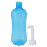 Nasal Irrigation Manual Sinus Rinse Bottle Pressure Nose Wash Cleaner for Children Adults Kids 500ml+ Single Hole Head