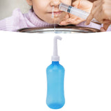 Nasal Irrigation Manual Sinus Rinse Bottle Pressure Nose Wash Cleaner for Children Adults Kids 500ml+ Five Hole Head