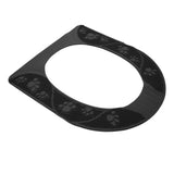 Four Season Universal Toilet Seat Cover Washable Silicone Non Slip Toilet Seat Cover Pad Grey