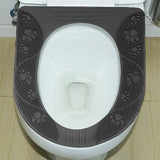 Four Season Universal Toilet Seat Cover Washable Silicone Non Slip Toilet Seat Cover Pad Grey