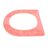 Four Season Universal Toilet Seat Cover Washable Silicone Non Slip Toilet Seat Cover Pad Pink
