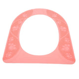 Four Season Universal Toilet Seat Cover Washable Silicone Non Slip Toilet Seat Cover Pad Pink