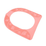 Four Season Universal Toilet Seat Cover Washable Silicone Non Slip Toilet Seat Cover Pad Pink