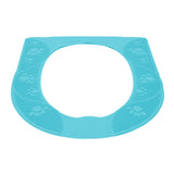 Four Season Universal Toilet Seat Cover Washable Silicone Non Slip Toilet Seat Cover Pad Sky Blue In Australia - Darrahopens
