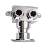 Foot Pedal Valve Copper Touchless Foot Pedal Water Valve Set for Basin Water Tap Bathroom Basin Faucet In Australia - Darrahopens