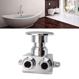 Foot Pedal Valve Copper Touchless Foot Pedal Water Valve Set for Basin Water Tap Bathroom Basin Faucet In Australia - Darrahopens