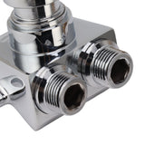 Foot Pedal Valve Copper Touchless Foot Pedal Water Valve Set for Basin Water Tap Bathroom Basin Faucet In Australia - Darrahopens