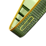 Wall Mounted Storage Rack Punch Free Shower Caddy Shelf Bathroom No Drilling Storage Rack for Household Triangle ‑ Dark Green