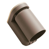 Wall Mounted Toothbrush Holder with Drainage Function Self Adhesive Toothbrush Holder with Cups for Bathroom Caramel Brown