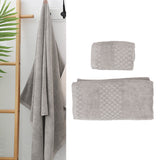 1 Bath Towel 1 Hand Towel Pure Quick Drying Absorbent Cotton Bath Towel Set for Adults 70x140cm
