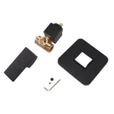 Shower Valves Wall Mount Copper Faucet Shower Rough In Valve Bathroom Trim Kit Single Handle Tub Shower Valve Mixer Black