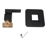 Shower Valves Wall Mount Copper Faucet Shower Rough In Valve Bathroom Trim Kit Single Handle Tub Shower Valve Mixer Black In Australia - Darrahopens