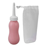 Portable Bidet Sprayer Heavy Injection 500ml Silicone Handheld Bidet Enema Bulb for Women Maternity Peach Pink In Australia - Darrahopens