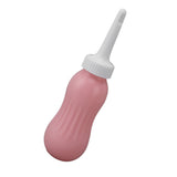 Portable Bidet Sprayer Heavy Injection 500ml Silicone Handheld Bidet Enema Bulb for Women Maternity Peach Pink