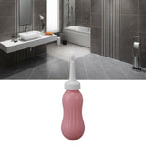 Portable Bidet Sprayer Heavy Injection 500ml Silicone Handheld Bidet Enema Bulb for Women Maternity Peach Pink