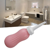 Portable Bidet Sprayer Heavy Injection 500ml Silicone Handheld Bidet Enema Bulb for Women Maternity Peach Pink