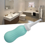 Portable Bidet Sprayer Heavy Injection 500ml Silicone Handheld Bidet Enema Bulb for Women Maternity Mint Green