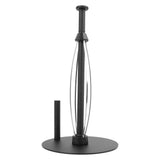 Paper Towel Holder Countertop Stainless Steel Black Perfect Tear Paper Towel Roll Holders for Bathroom Kitchen