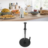 Paper Towel Holder Countertop Stainless Steel Black Perfect Tear Paper Towel Roll Holders for Bathroom Kitchen In Australia - Darrahopens
