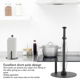 Paper Towel Holder Countertop Stainless Steel Black Perfect Tear Paper Towel Roll Holders for Bathroom Kitchen In Australia - Darrahopens
