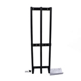 Towel Storage Rack Wall Mounted Black Iron Alloy 3 Bar Rolled Towel Holder for Bathroom In Australia - Darrahopens