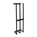Towel Storage Rack Wall Mounted Black Iron Alloy 3 Bar Rolled Towel Holder for Bathroom In Australia - Darrahopens