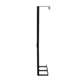 Towel Storage Rack Wall Mounted Black Iron Alloy 3 Bar Rolled Towel Holder for Bathroom