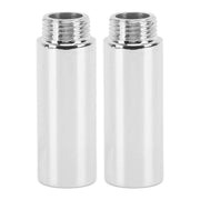 2PCS Shower Arm Extension Stainless Steel Chrome Plating Shower Head Extension Pipe for Bathroom 6.1cm/2.4in In Australia - Darrahopens