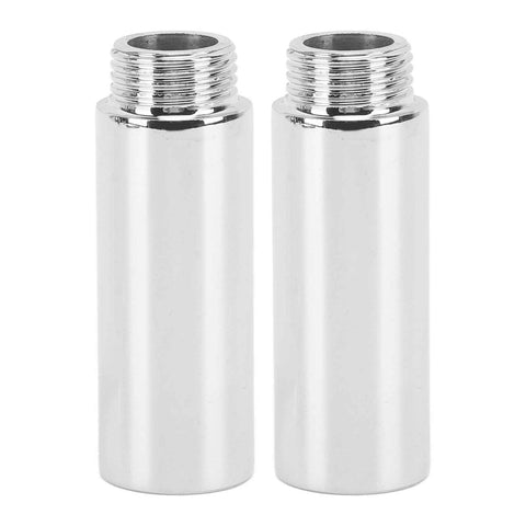 2PCS Shower Arm Extension Stainless Steel Chrome Plating Shower Head Extension Pipe for Bathroom 6.1cm/2.4in In Australia - Darrahopens