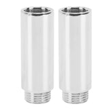 2PCS Shower Arm Extension Stainless Steel Chrome Plating Shower Head Extension Pipe for Bathroom 6.1cm/2.4in In Australia - Darrahopens