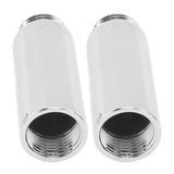 2PCS Shower Arm Extension Stainless Steel Chrome Plating Shower Head Extension Pipe for Bathroom 6.1cm/2.4in In Australia - Darrahopens
