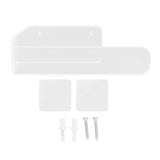Hand Towel Holder Acrylic Modern Self Adhesive Wall Mounted Towel Bar Hanger for Bathroom Kitchen Lavatory Transparent In Australia - Darrahopens