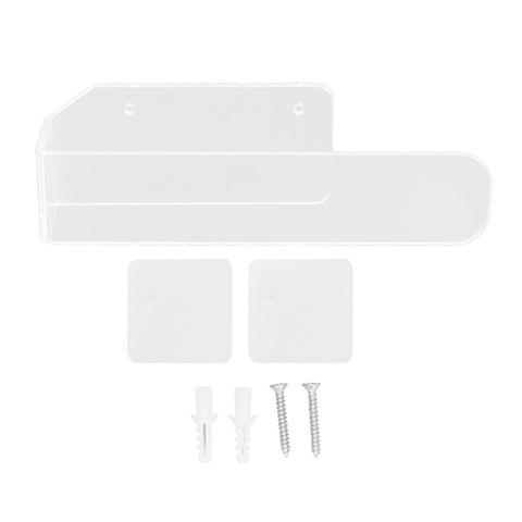 Hand Towel Holder Acrylic Modern Self Adhesive Wall Mounted Towel Bar Hanger for Bathroom Kitchen Lavatory Transparent In Australia - Darrahopens
