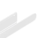 Hand Towel Holder Acrylic Modern Self Adhesive Wall Mounted Towel Bar Hanger for Bathroom Kitchen Lavatory Transparent