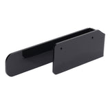 Hand Towel Holder Acrylic Modern Self Adhesive Wall Mounted Towel Bar Hanger for Bathroom Kitchen Lavatory Black