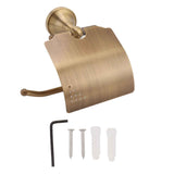 Toilet Paper Holder Wall Mounted Copper Vintage Style Ample Space Scratch Resistant for Washroom Bathroom In Australia - Darrahopens