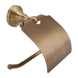 Toilet Paper Holder Wall Mounted Copper Vintage Style Ample Space Scratch Resistant for Washroom Bathroom In Australia - Darrahopens