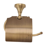 Toilet Paper Holder Wall Mounted Copper Vintage Style Ample Space Scratch Resistant for Washroom Bathroom In Australia - Darrahopens