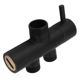 Shower Head Diverter Black Rustproof Leakproof Wall Mounted Shower Arm Diverter Valve for Toilet Sink In Australia - Darrahopens