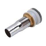 Bathroom Sink Drain Stainless Steel Polished Electroplated Flip Top Anti Blocking Short Vanity Vessel Drain Stopper for Home Kitchen