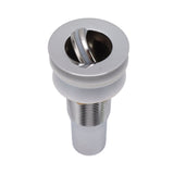 Bathroom Sink Drain Stainless Steel Polished Electroplated Flip Top Anti Blocking Short Vanity Vessel Drain Stopper for Home Kitchen