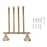Swivel Towel Bar Antique Brass Towel Rack Rotated Towel Hanger Holder for Bathroom Four Rods In Australia - Darrahopens