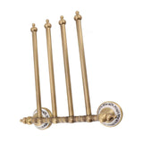 Swivel Towel Bar Antique Brass Towel Rack Rotated Towel Hanger Holder for Bathroom Four Rods In Australia - Darrahopens