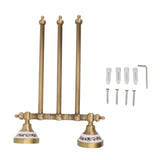 Swivel Towel Bar Antique Brass Towel Rack Rotated Towel Hanger Holder for Bathroom Three Rods In Australia - Darrahopens