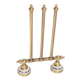 Swivel Towel Bar Antique Brass Towel Rack Rotated Towel Hanger Holder for Bathroom Three Rods In Australia - Darrahopens